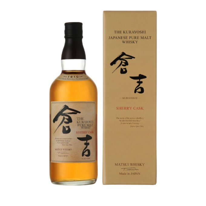 Matsui Shuzo Kurayoshi Whisky Pure Malt Sherry Cask Japan 48% ABV 96° Proof 750ml x 12