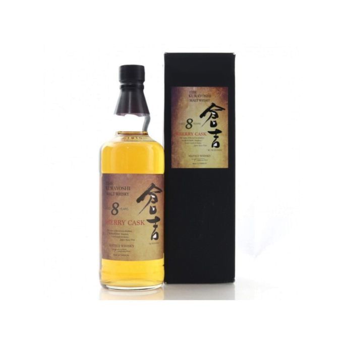 Matsui Shuzo Kurayoshi Whisky Pure Malt Sherry Cask 8 YR Japan 48% ABV 96° Proof 750ml x 12