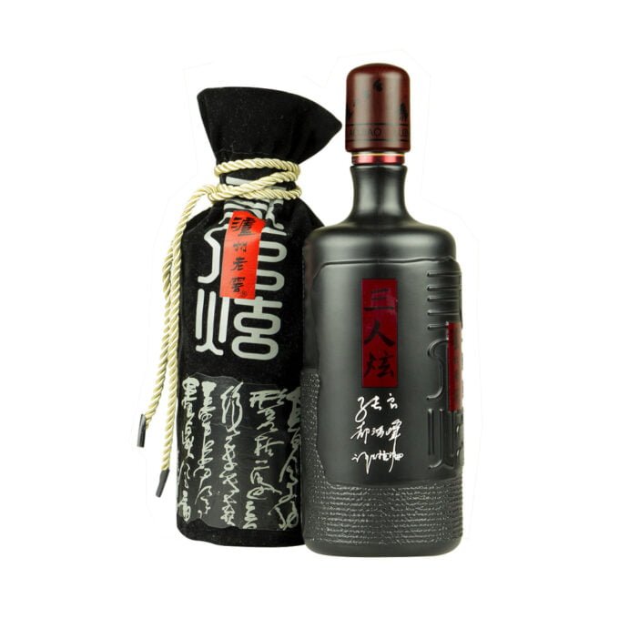 Luzhou Laojiao SanRenXuan Baijiu China 52% ABV 104° Proof 1000ml x 4